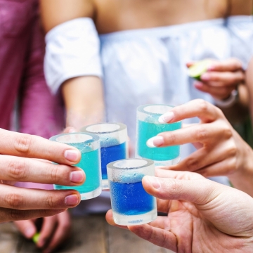 Ice Tray Ice Shots