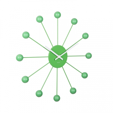 Wall Clock Karlsson Funky Spider Bright Green