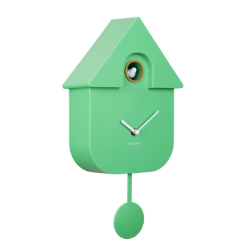 Ρολόι Τοίχου Karlsson Cuckoo Modern Bright Green