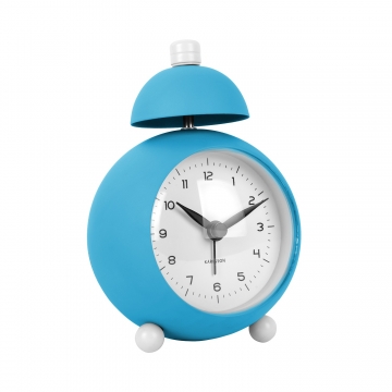 Alarm Clock Karlsson Chaplin Bright Blue