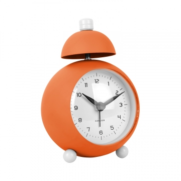 Alarm Clock Karlsson Chaplin Bright Orange