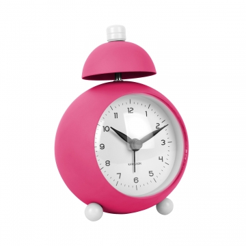 Alarm Clock Karlsson Chaplin Bright Pink