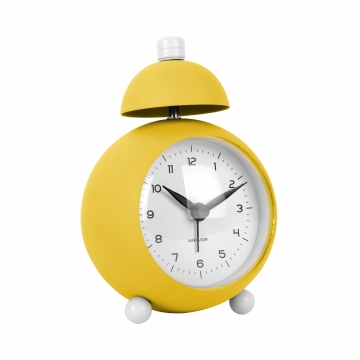 Alarm Clock Karlsson Chaplin Bright Yellow
