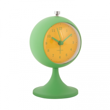 Ρολόι Ξυπνητήρι Karlsson Funky Retro Bright Green