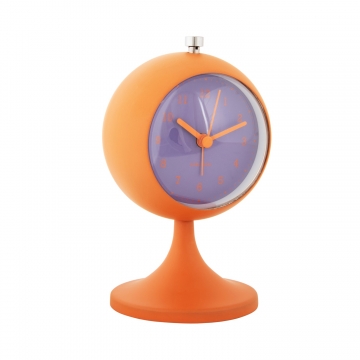 Alarm Clock Karlsson Funky Retro Bright Orange