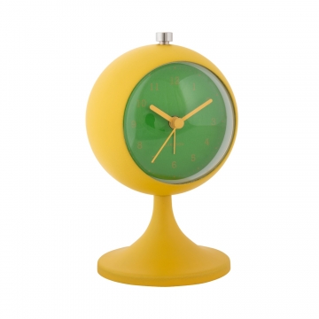Alarm Clock Karlsson Funky Retro Bright Yellow