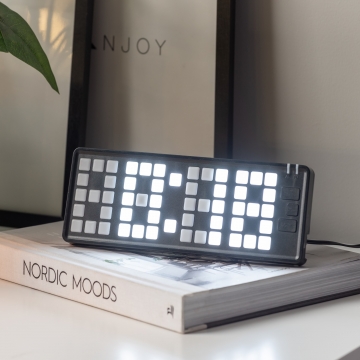 Ρολόι Ξυπνητήρι Karlsson Led Keyboard Black