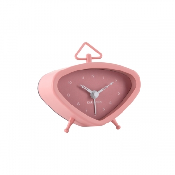 Ρολόι Ξυπνητήρι Karlsson Mini Triangle Pink