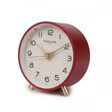 Alarm Clock Round Red