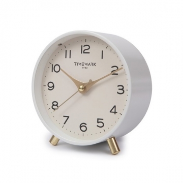 Alarm Clock Round White