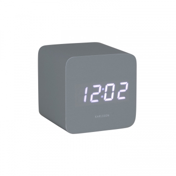 Alarm Clock Karlsson Spry Square Mouse Grey