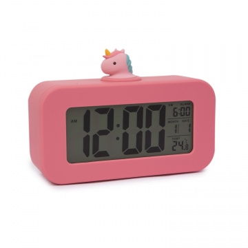 Ρολόι Ξυπνητήρι LCD Luna