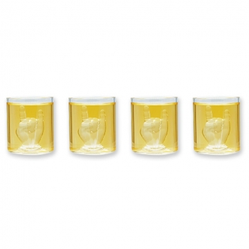 Shot Glasses Rock Hand