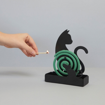 Mosquito Coil Holder Feline