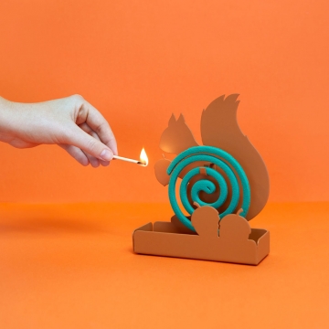 Mosquito Coil Holder Squirrel
