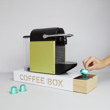 Coffee Box & Machine Basis Espresso White