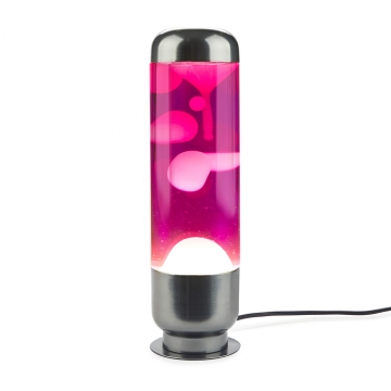 Lava Lamp Capsule White Pink