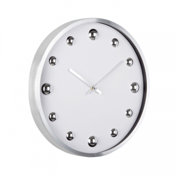 Ρολόι Τοίχου Karlsson Shiny Dots White