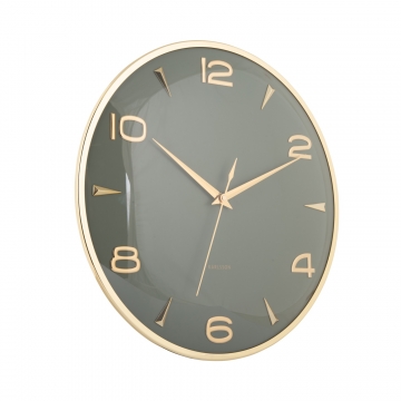 Ρολόι Τοίχου Karlsson Sienna Glow Jungle Green