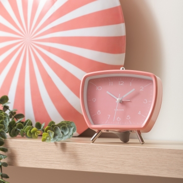 Ρολόι Ξυπνητήρι Karlsson Candy Circus Retro Pink