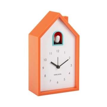 Ρολόι Ξυπνητήρι Karlsson Modern Cuckoo Orange