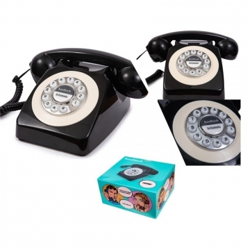 Telephone Retro 1960's Black