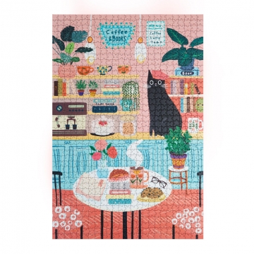 Παζλ 1000 κομμάτια Cat Cafe