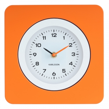 Wall Clock Karlsson New Vintage Bright Orange