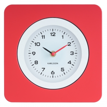 Wall Clock Karlsson New Vintage Bright Red