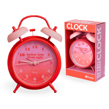 Alarm Clock Retro "Better late than ugly"