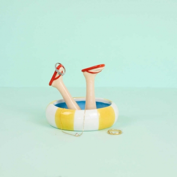 Jewelry Ring Holder Happy Legs Summer