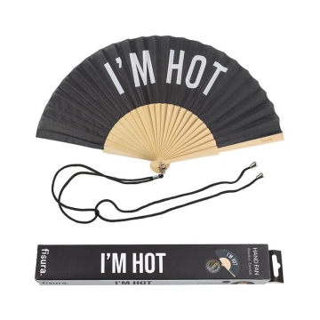 Βεντάλια I'm Hot Black