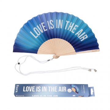 Hand Fan Love is in the Air