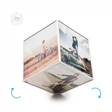 Photo Frame Rotating Kube 10x10