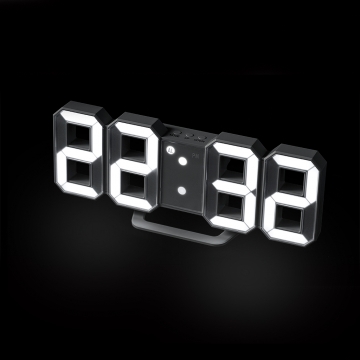 Ρολόι Ξυπνητήρι LED Digital S White
