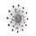 Ρολόι Τοίχου Karlsson Sunburst Crystal Black Medium