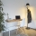 Coat Rack & Floor Lamp Chapeau Black