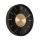 Wall Clock Karlsson Gold Disc Black