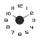 Ρολόι Τοίχου Αυτοκόλλητο DIY Karlsson Sunset Numbers Black