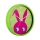 Ρολόι Τοίχου Karlsson Peekaboo Bunny