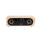Ρολόι Ξυπνητήρι με Bluetooth & Ασύρματο Φορτιστή Karlsson Classic Bamboo