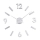 Wall Clock Sticker DIY Aluminium