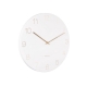 Wall Clock Karlsson Charm Engraved Numbers White 30cm