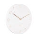 Wall Clock Karlsson Charm Engraved Numbers White 40cm