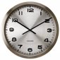 Wall clock Maxie steel polished alu - 50cm
