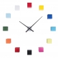 Ρολόι Τοίχου Αυτοκόλλητο DIY Karlsson Cubic Multicolour