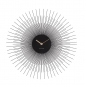 Wall Clock Karlsson Peony Black