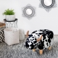 Stool La Vache Black White