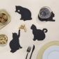 Coaster Set Magnetic Cat