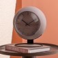 Table Clock Karlsson Nirvana Globe Dark Grey